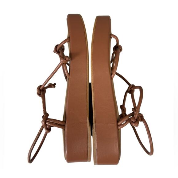 Flattered Heather Knot Platform Sandal in Brown - Size 39 - Picture 9 of 12